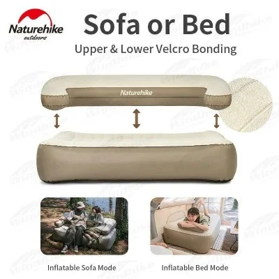 Naturehike SF01 Multifunctional inflatable Double Sofa -Summer Sand(165*95*65)